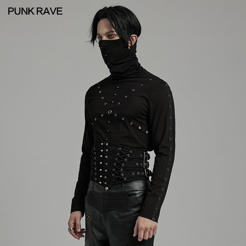 WS-631YDM Gothic Lace-Up Punk Corset Waist Cincher Belt?-??Punk Rave Clothing