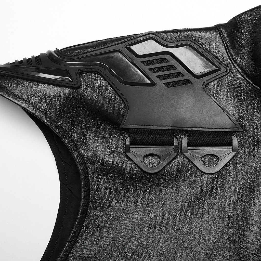WS-676OTM Edgy Cyberpunk Shoulder Harness Vest with Straps Punk Accessories?-??Punk Rave Clothing