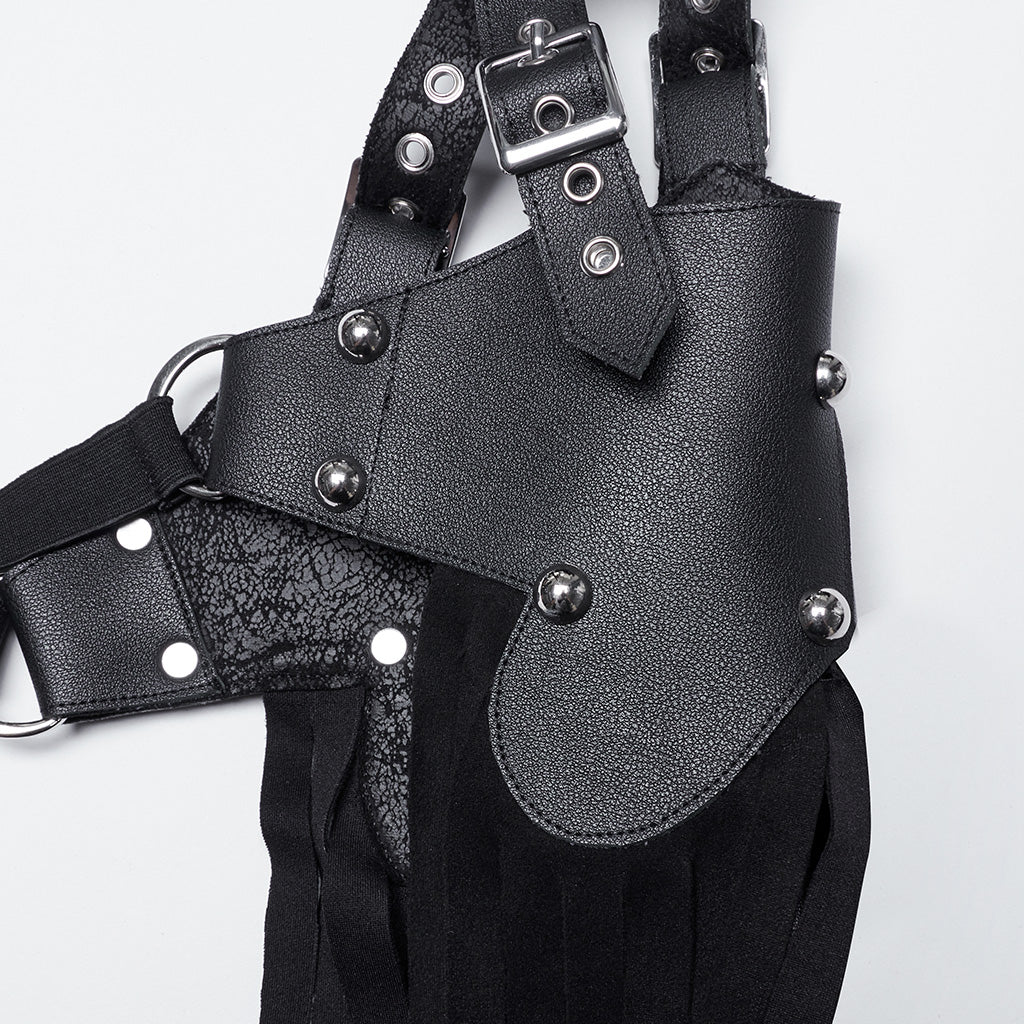 WS-693OTM Punk Tassel Harness Shoulder Armor Gothic Accessories Fashion?-??Punk Rave Clothing