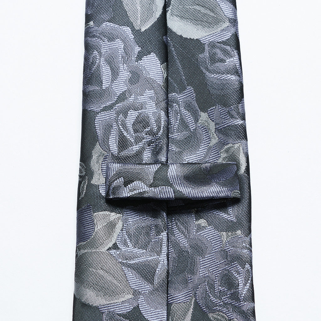WS-699LHM Gothic Rose Floral Tie Elegant Dark Fashion Accessory?-??Punk Rave Clothing