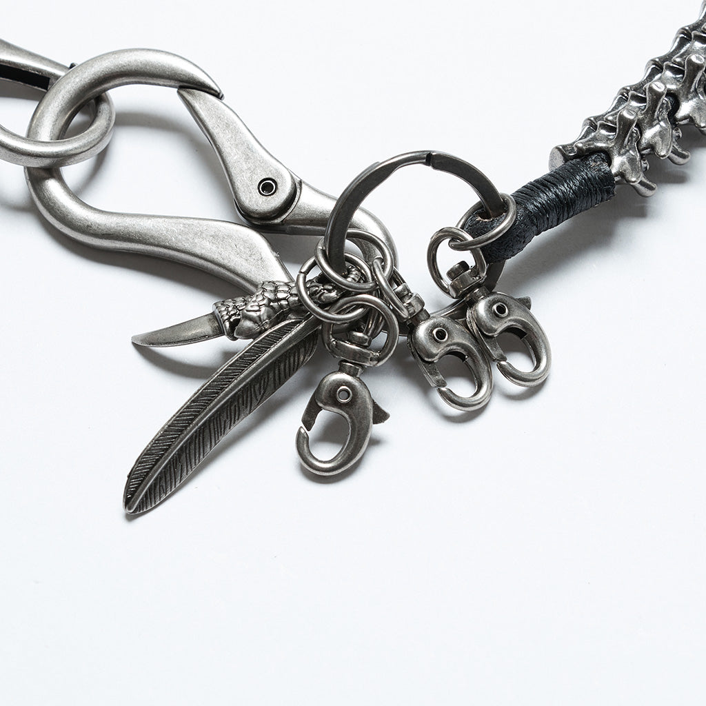 WS-720JTM Gothic Skeleton Chain Punk Rock Waist Belt Accessory?-??Punk Rave Clothing