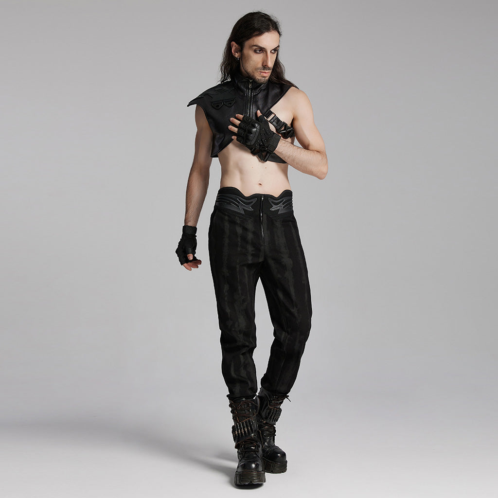 WS-722SSM Tactical Studded Punk Gloves with Reinforced Knuckle Armor?-??Punk Rave Clothing