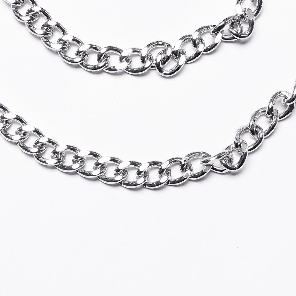 WS-742YDF Edgy silver Rivet Belt with Chains Punk Accessories?-??Punk Rave Clothing