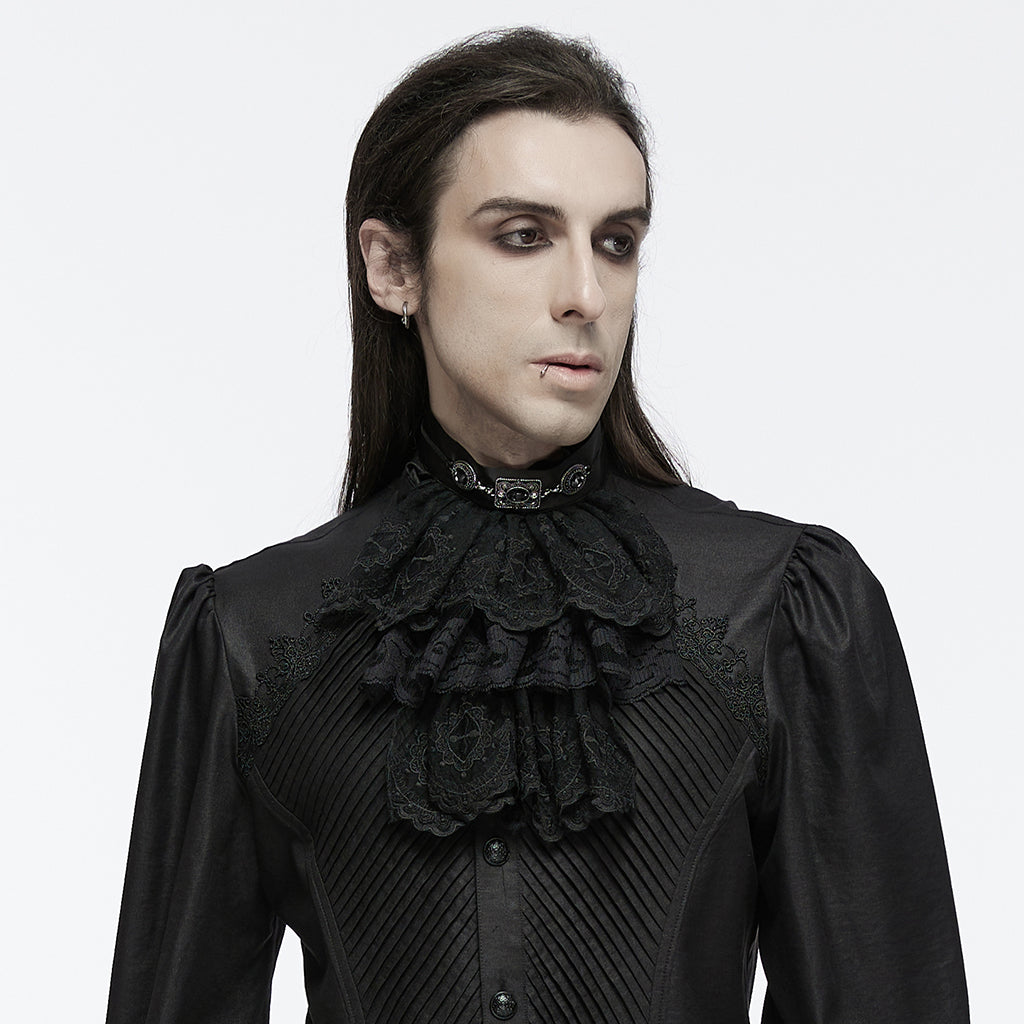WS-745LHM Victorian Lace Gothic Collar Choker Steampunk Accessories?-??Punk Rave Clothing