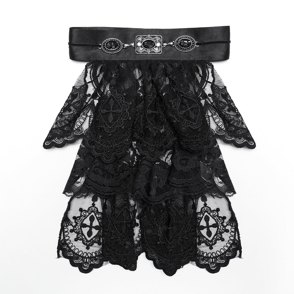 WS-745LHM Victorian Lace Gothic Collar Choker Steampunk Accessories?-??Punk Rave Clothing