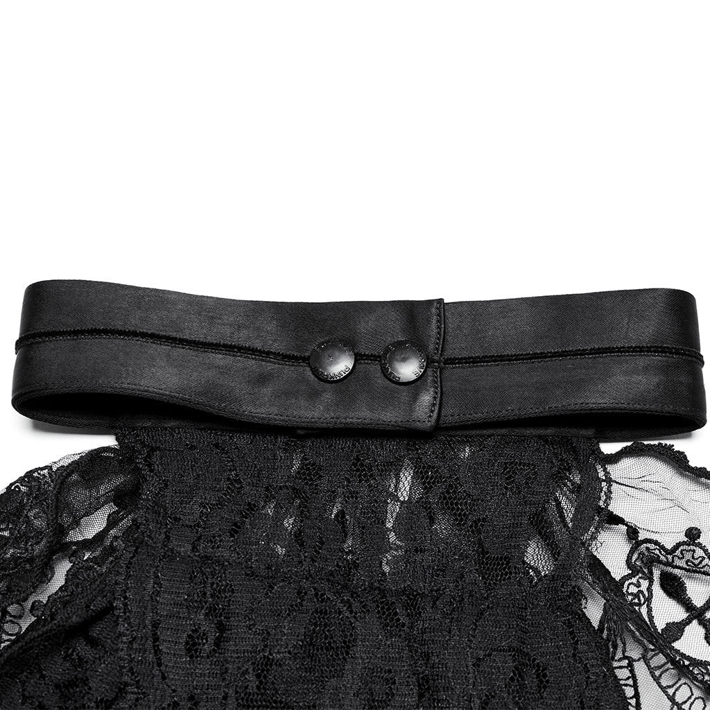 WS-745LHM Victorian Lace Gothic Collar Choker Steampunk Accessories?-??Punk Rave Clothing