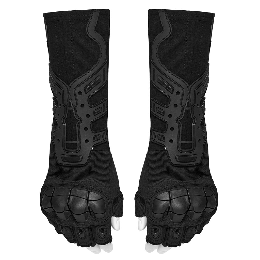 WS-766SSM Mens Tactical Vest and Gloves Set Punk Accessories
