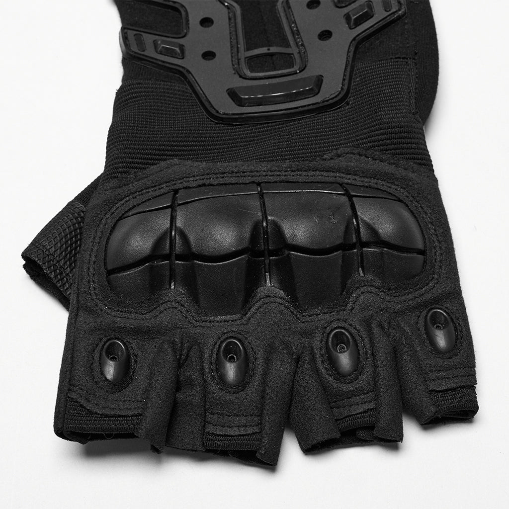 WS-766SSM Mens Tactical Vest and Gloves Set Punk Accessories