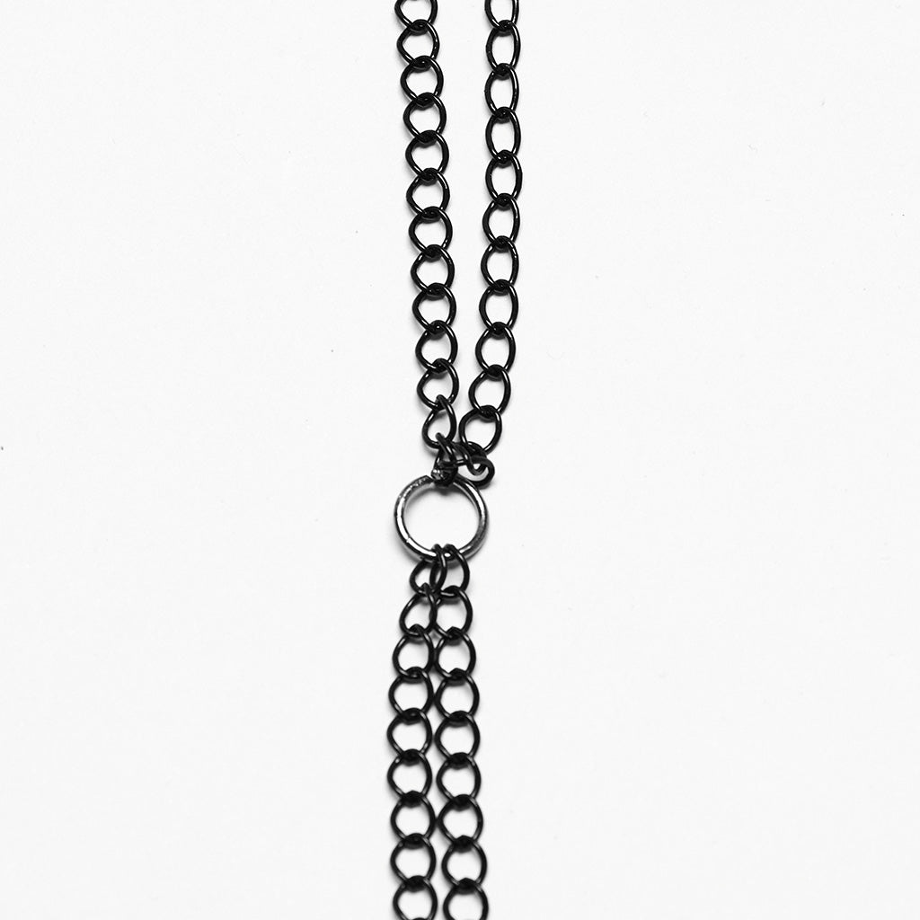 WS-775QTF Gothic Accessories Shell Bra Beaded Chain Crown Set
