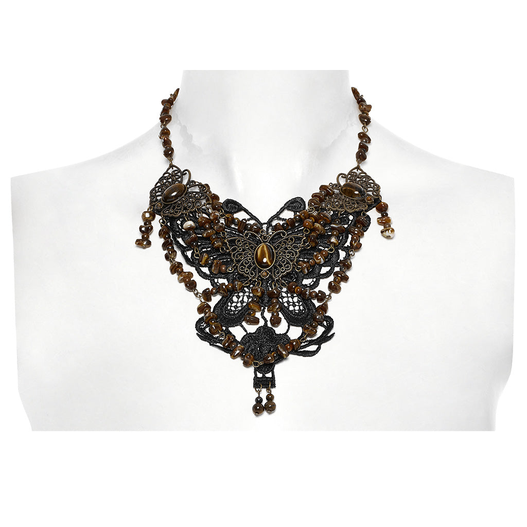 WS-778LHF Gothic Accessories Victorian Choker Steampunk Statement Necklace