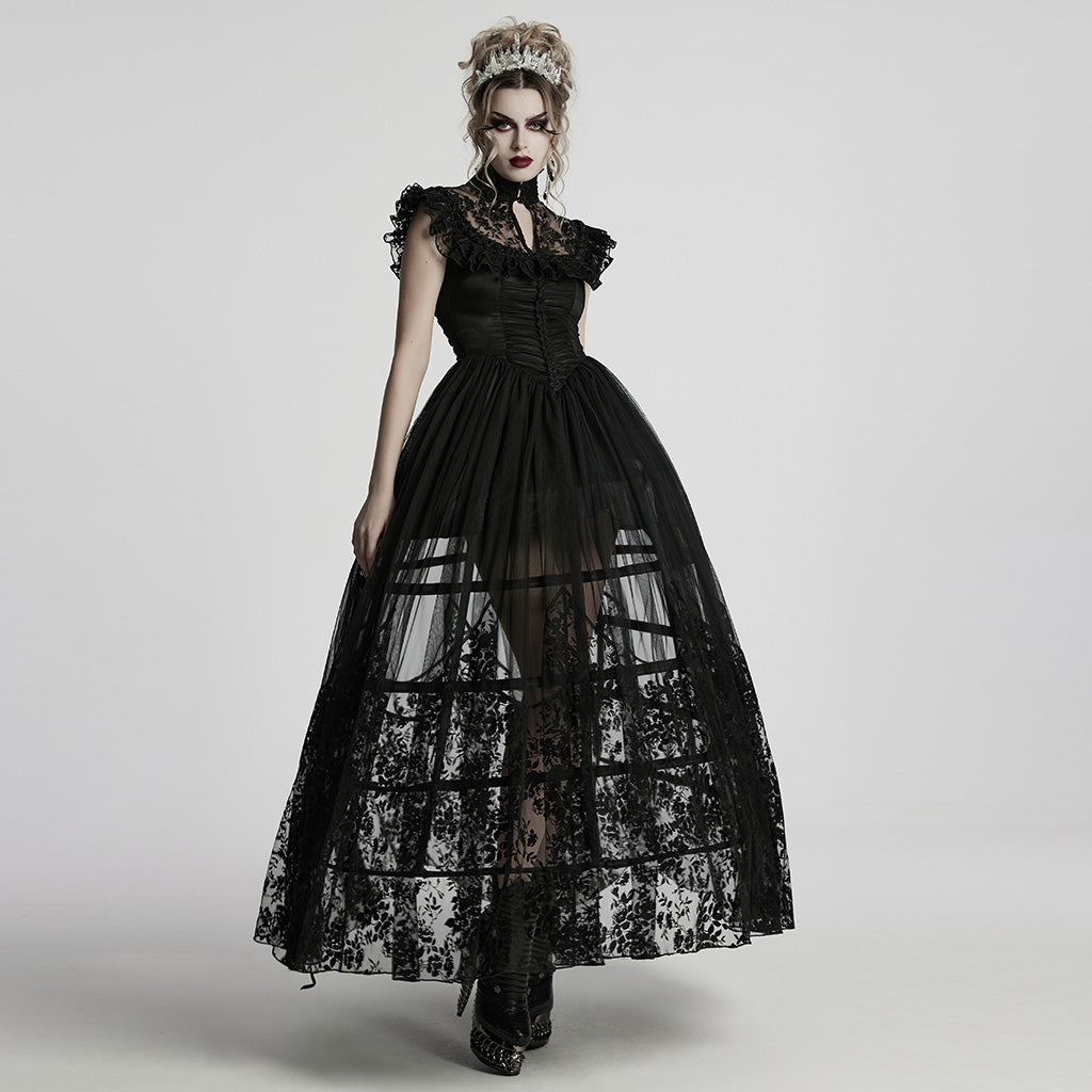 WS-785FSF Gothic Accessories Crystal Crown Luxurious Fantasy Headpiece