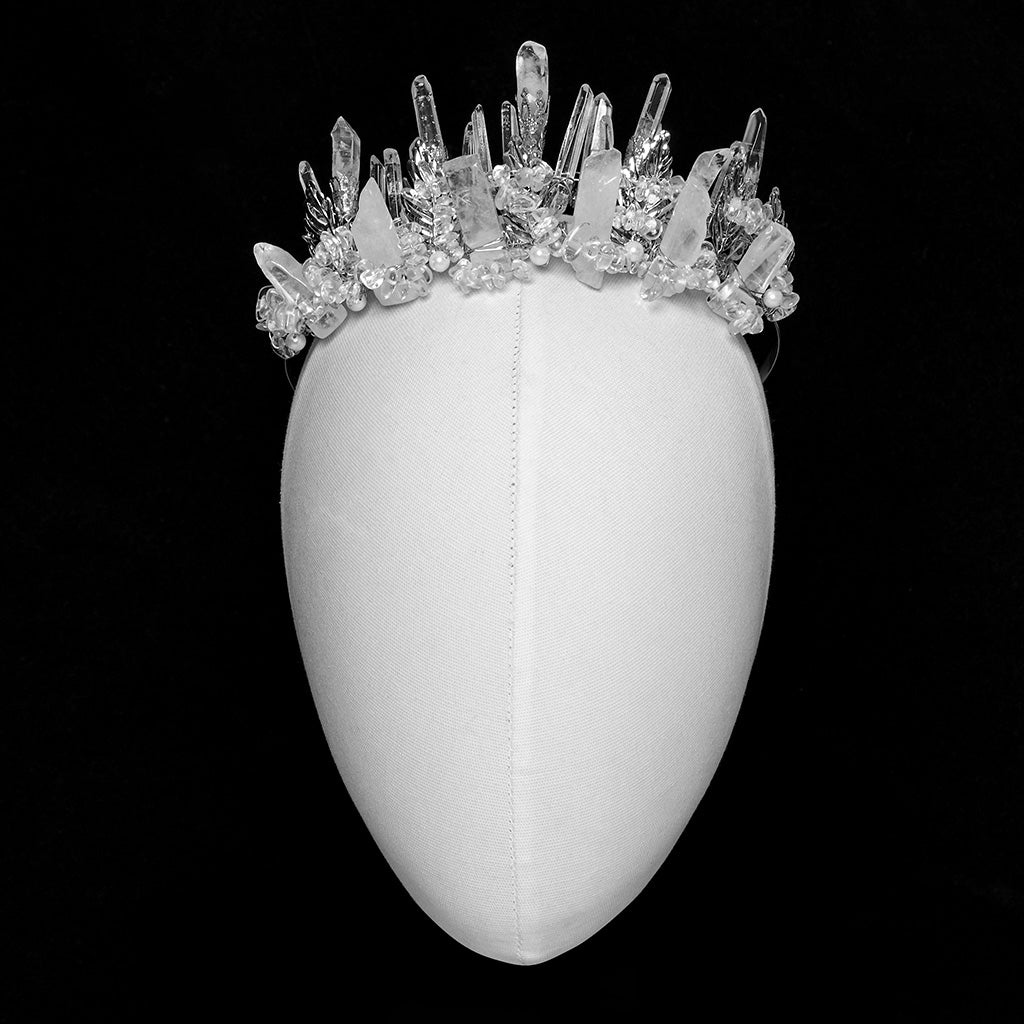 WS-785FSF Gothic Accessories Crystal Crown Luxurious Fantasy Headpiece