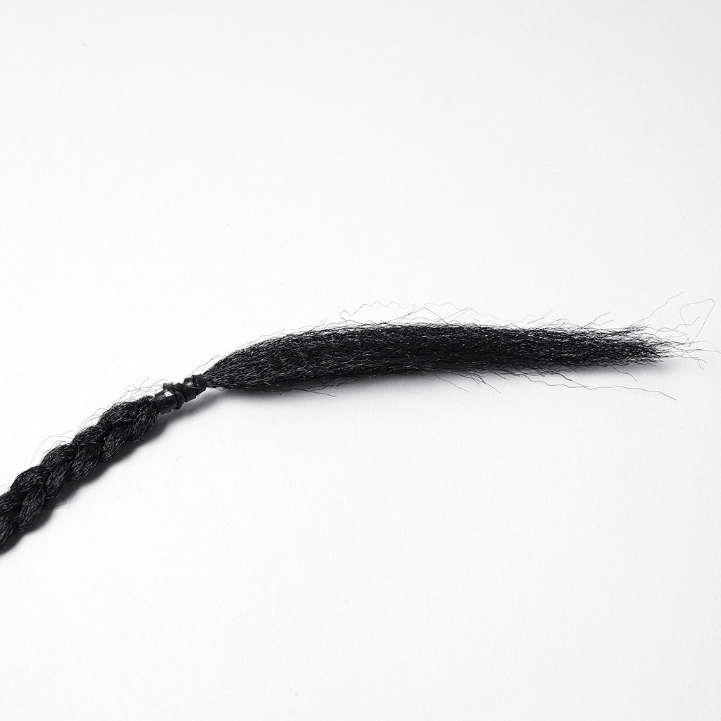 WS-801FSF Gothic Accessories Black Lace Ribbon Hair Extension Clip