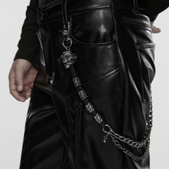 WS-839QTM Vintage Skull Chain Punk Accessories Multi-Layered Biker Wallet Chain