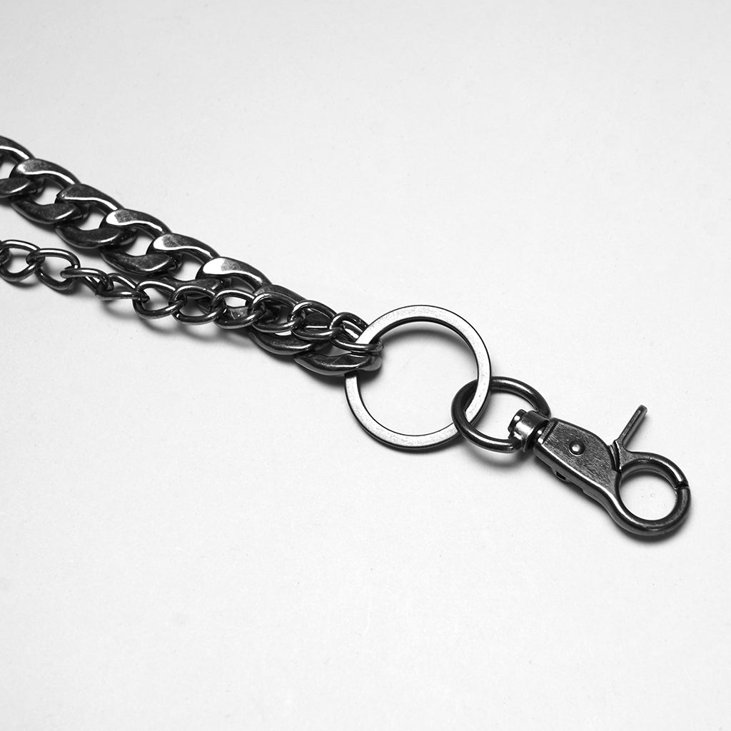 WS-839QTM Vintage Skull Chain Punk Accessories Multi-Layered Biker Wallet Chain