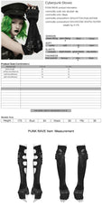 WS-851SSF Gothic Punk Accessories Cyber Arm Guards Steampunk Leg Warmers