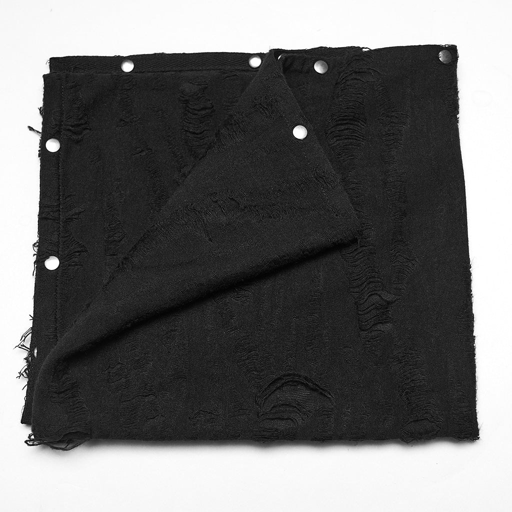 WS-874QTM Dark Bandana Mask Chain Detail Punk Accessories Scarf