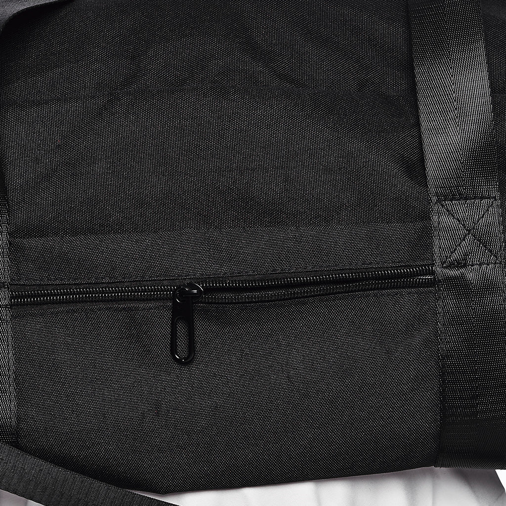 WT-511TCM Edgy Black Duffel with Rivet Punk Accessories Design