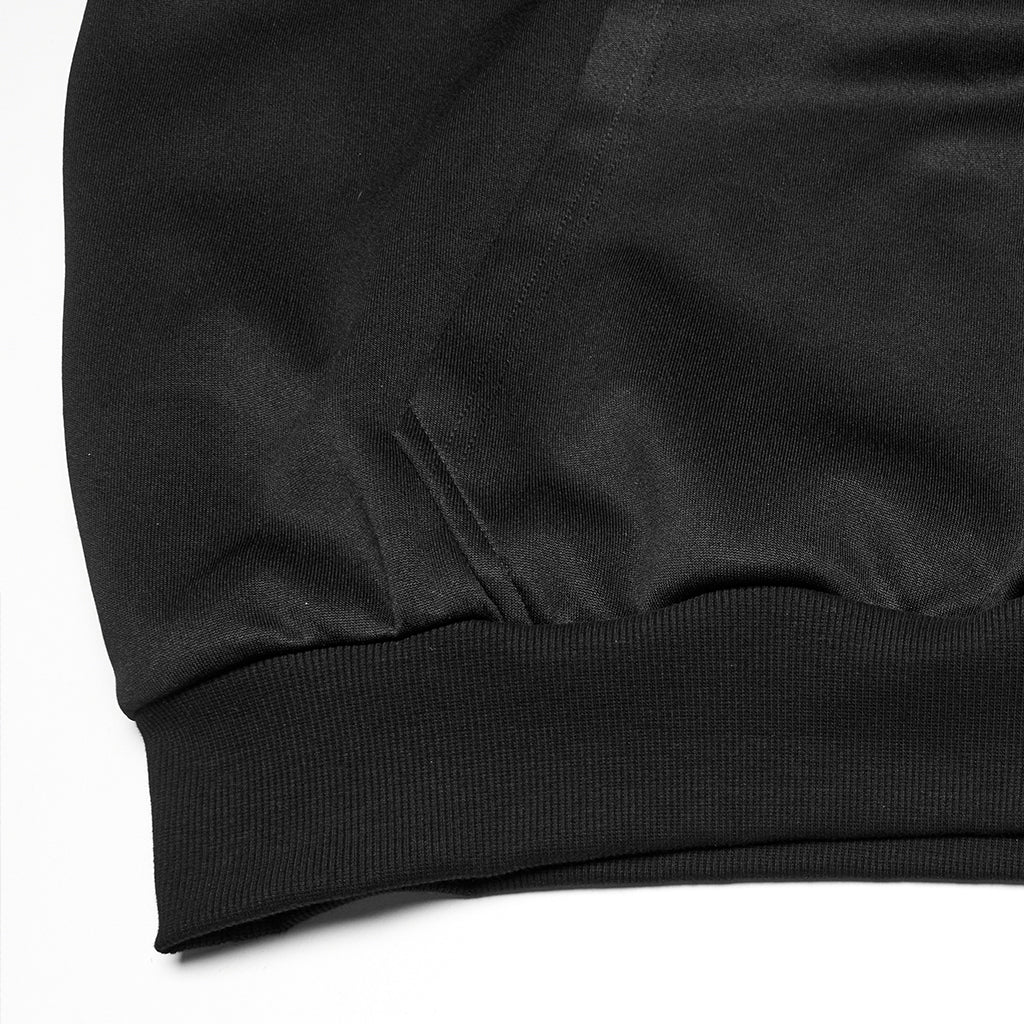 WT-1024WYM Rebel Punk Sweater Goth Harness Buckle Detail Hoodie
