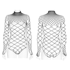 WT-782TCF Punk one-piece mesh T-shirt