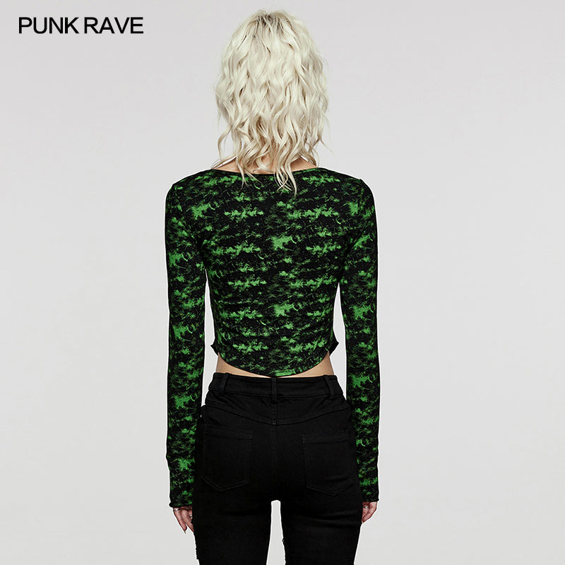 Punk Unique irregular Daily T-shirt