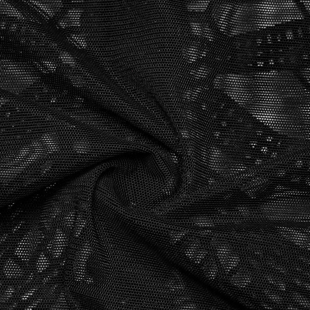 WT-881DDF Gothic Corset Skeleton Lace Mesh Strapless Bustier Top?-??Punk Rave Clothing