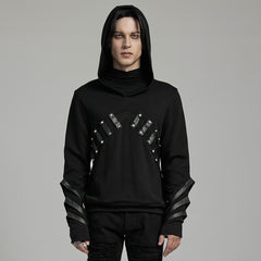 WT-889WYM Gothic Punk Sweater with Edgy Rivet Details