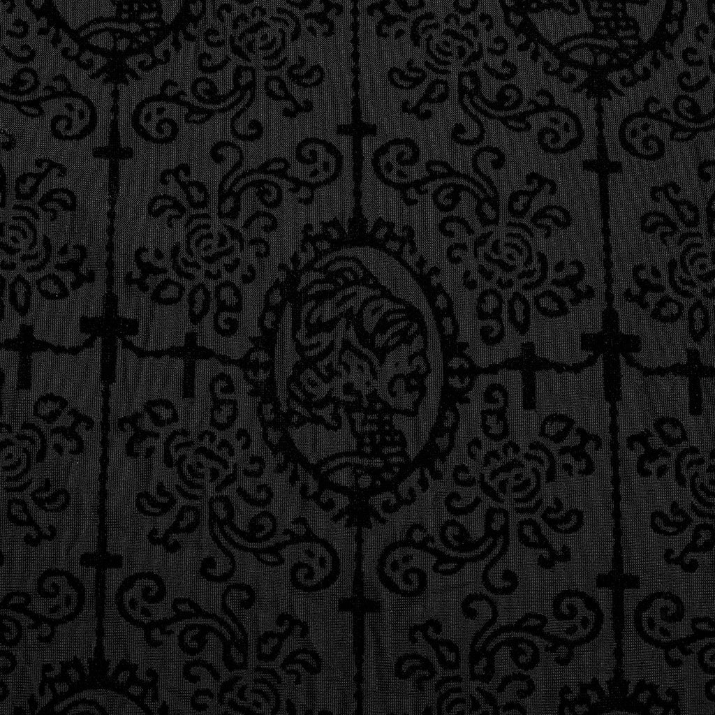 WT-907TCM Mens Gothic T-Shirt Intricate Lace Long Sleeve Top