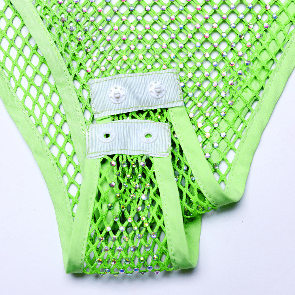 WT-957TCF Neon Spiked Mesh Bodysuit Punk Accessories Edgy Design?-??Punk Rave Clothing