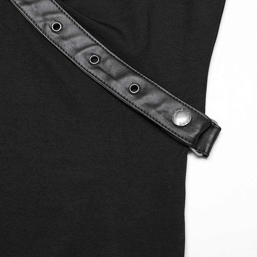 WT-962BXF Punk Vests Sleeveless Top with Strappy Harness Details