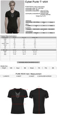 WT-997TDM Edgy Black Gothic Strap Design Punk T-Shirts Men?????????????????¨¬??????o???????????????¨¬????????????????????¨¬??????s Fashion