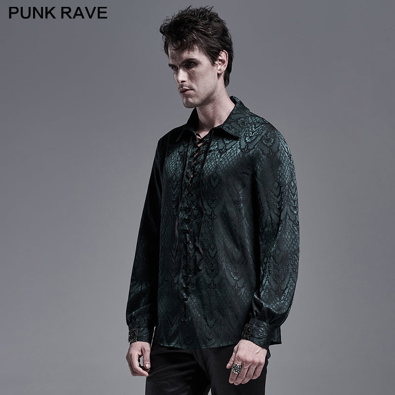 WY-1279CCM Gothic jacquard shirt