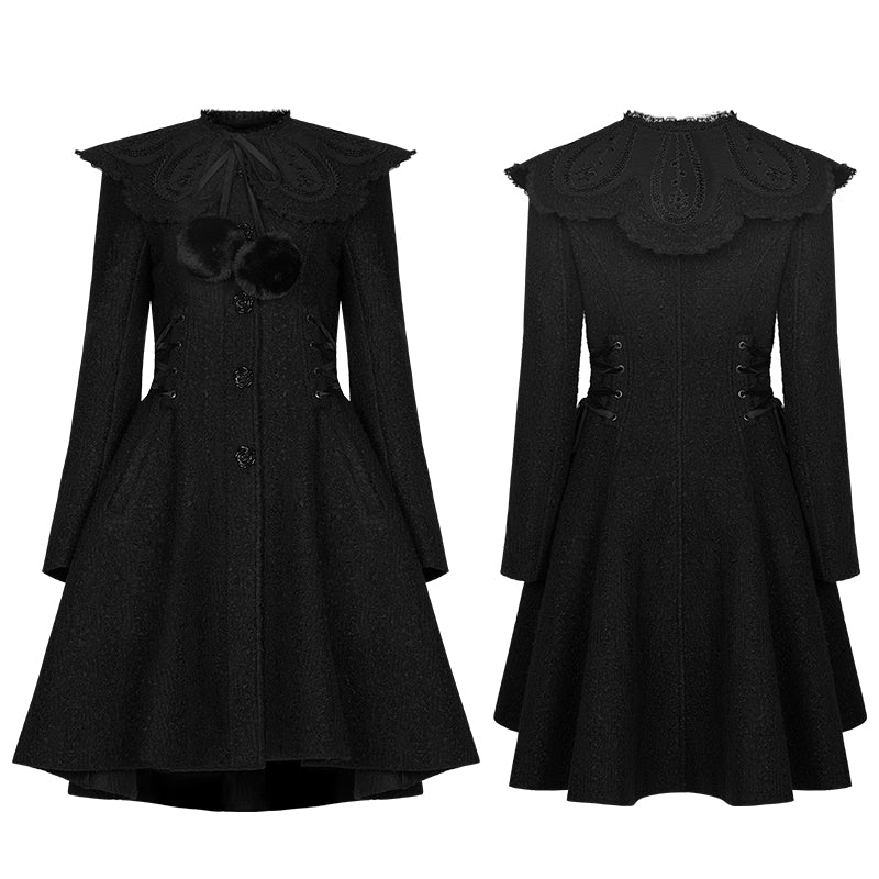 WY-1307ECF 2021 Goth Woollen Coat