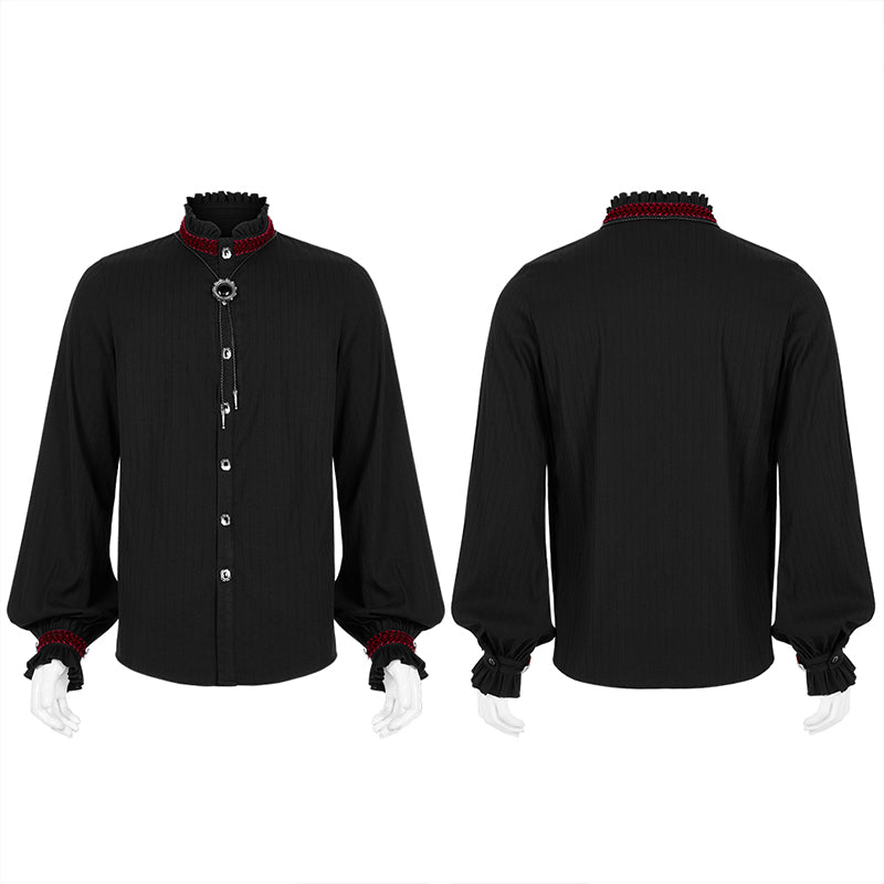 WY-1345CCM 2021 Goth Simple Shirt For Men