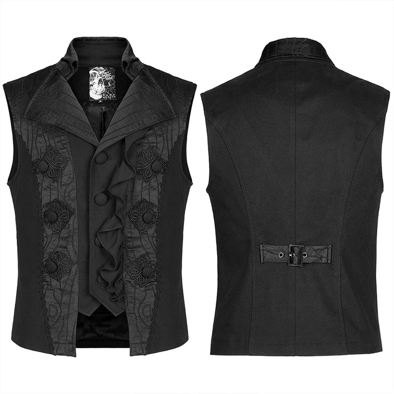 WY-1373MJM Gothic noble jacquard vest