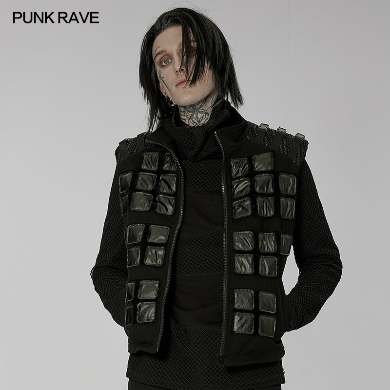 Post Apocalyptic Rave WY-1448MJM Post-apocalyptic style Vest – Punk Rave Clothing