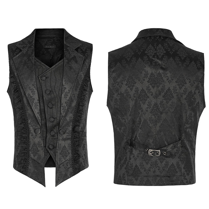 WY-1469MJM Goth Lapel Waistcoat