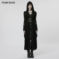 WY-1476XCF Dark Gothic Knitted Coat