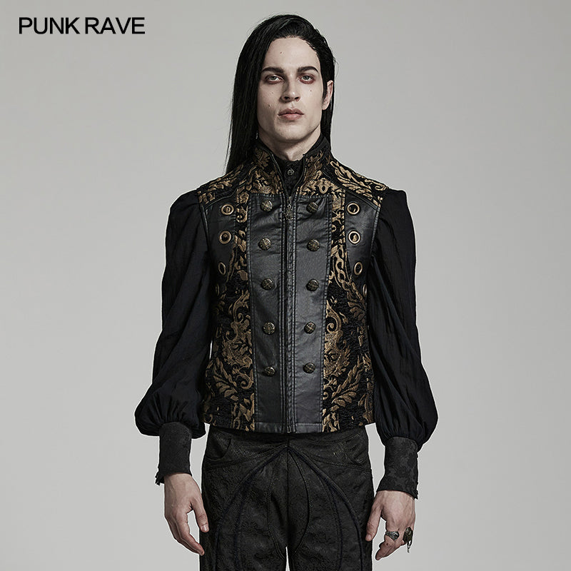 WY-1489MJM Goth ornate waistcoat