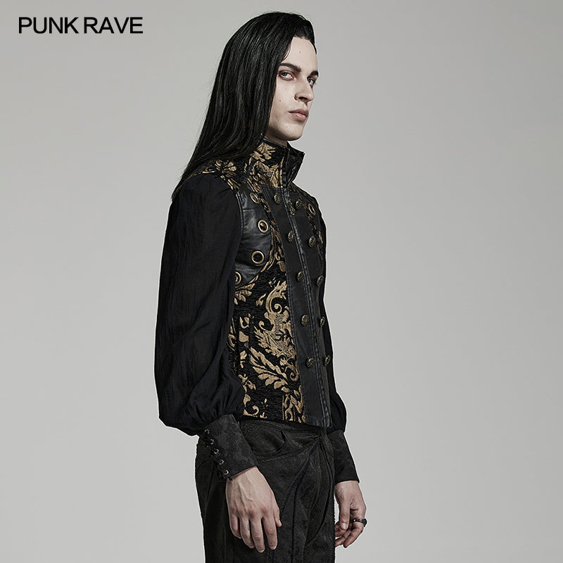 WY-1489MJM Goth ornate waistcoat