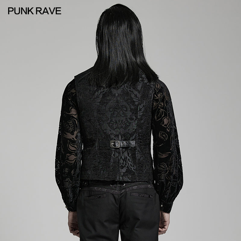 WY-1489MJM Goth ornate waistcoat