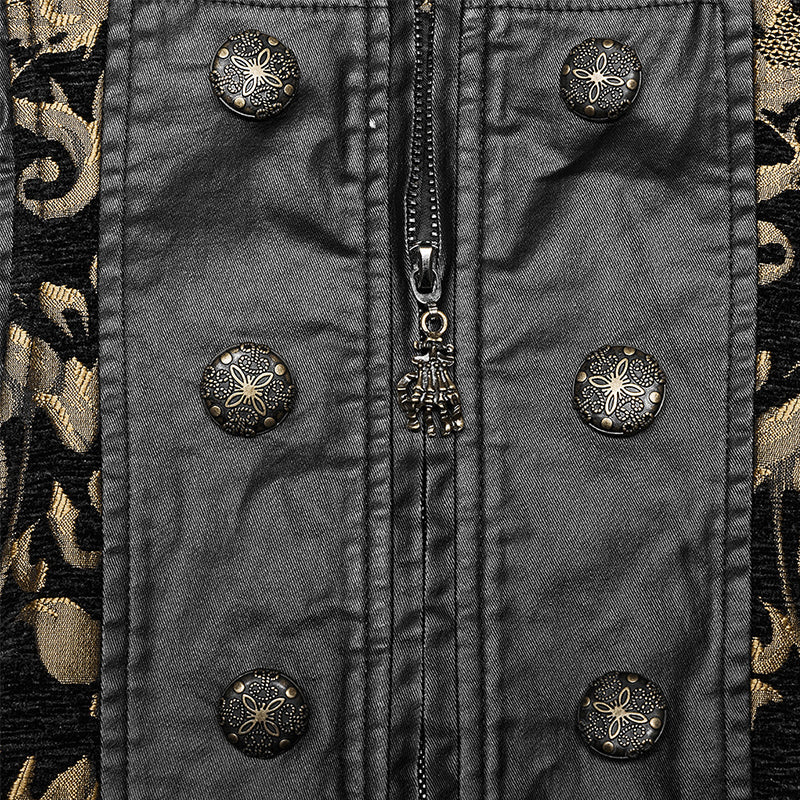 WY-1489MJM Goth ornate waistcoat