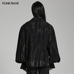 WY-1497CCM Goth tie-dyed jacquard shirt