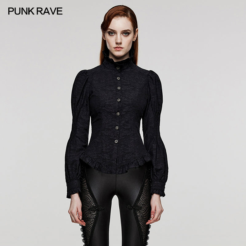 WY-1527CCF 2024 Goth Jacquard  Shirt