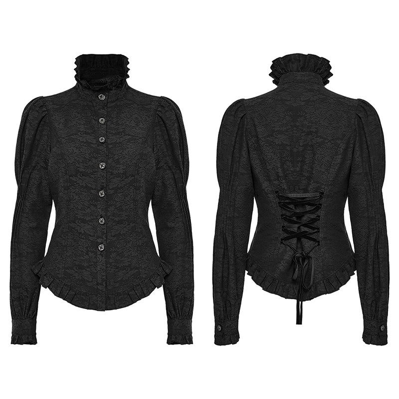 WY-1527CCF 2024 Goth Jacquard  Shirt