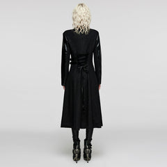 WY-1532ECF Gothic woolen fabric thick coat