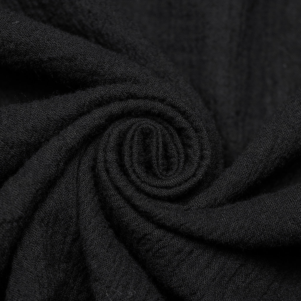 WY-1548CCM Mens Gothic Shirt Button-Up black Long Sleeve Cotton Fashion?-??Punk Rave Clothing