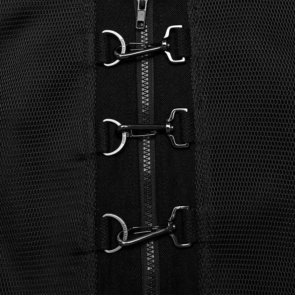WY-1615XCM Steampunk Gothic Buckled black Jacket Punk Jackets?-??Punk Rave Clothing