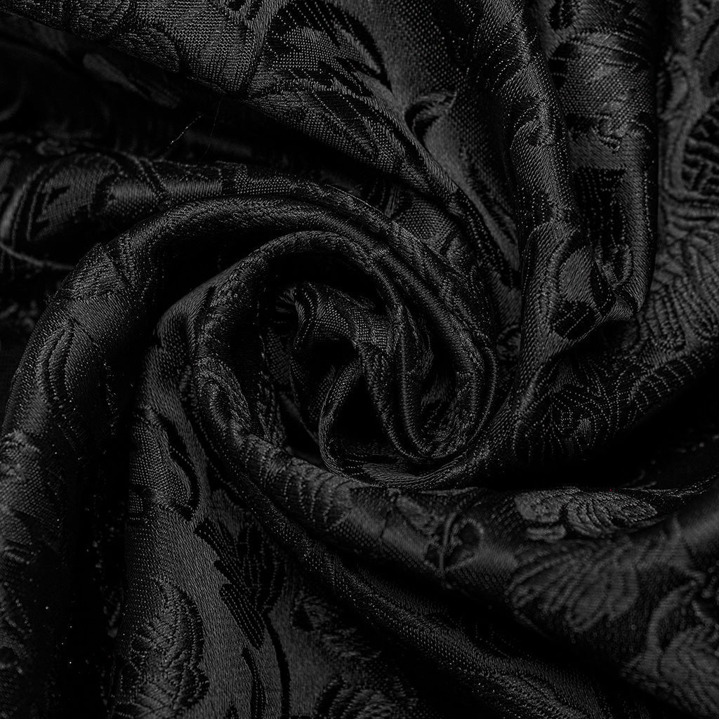 WY-1623MJM Midnight Gothic Vest Brocade Buttoned Waistcoat Lace-Up Sides?-??Punk Rave Clothing