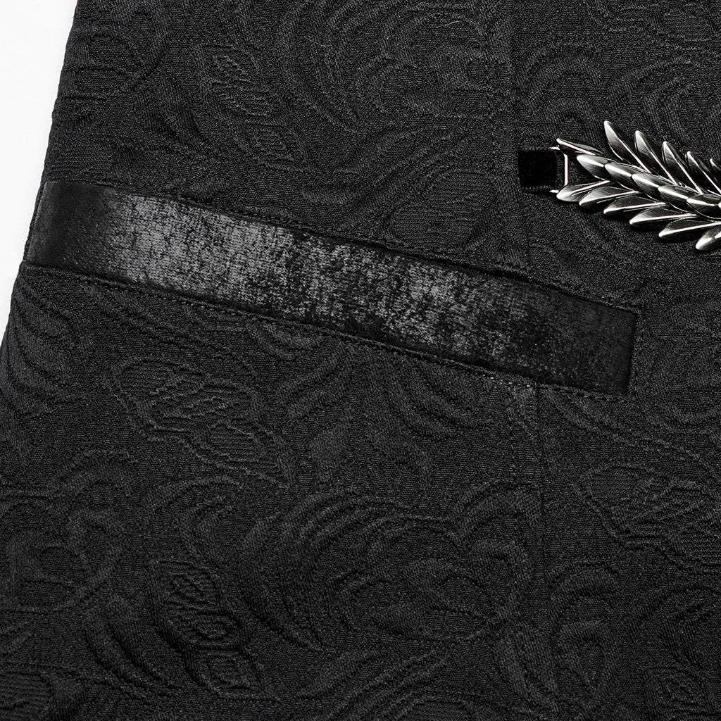 WY-1679MJM Gothic Dragon Scale Brocade Vest Vintage Style?-??Punk Rave Clothing